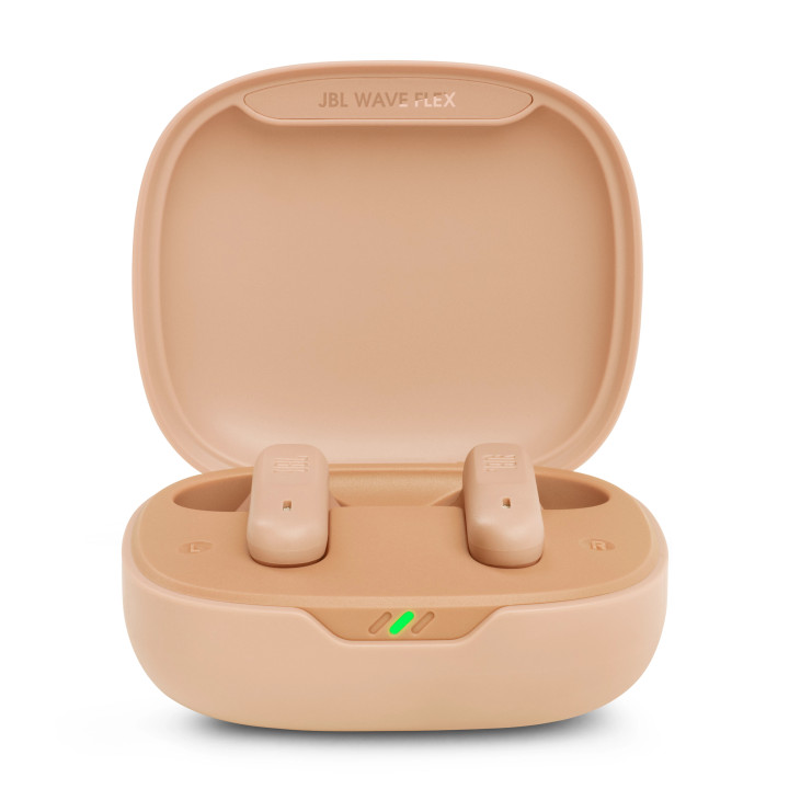 JBL Wave Flex Auscultadores True Wireless Stereo (TWS) Intra-auditivo Chamadas Música Desporto Dia-a-dia Bluetooth Bege