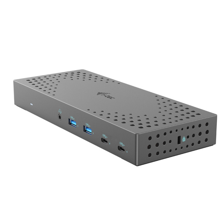 i-tec CATRIPLE4KDOCKPD2 base & duplicador de portas Com fios USB 3.2 Gen 2 (3.1 Gen 2) Type-C Cinzento
