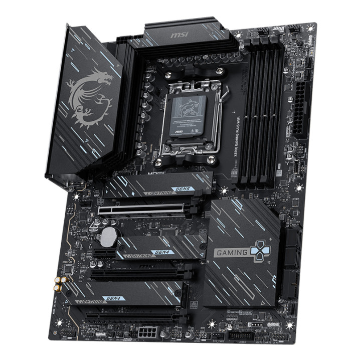 MSI X870E GAMING PLUS WIFI motherboard AMD X870E Ranhura AM5 ATX
