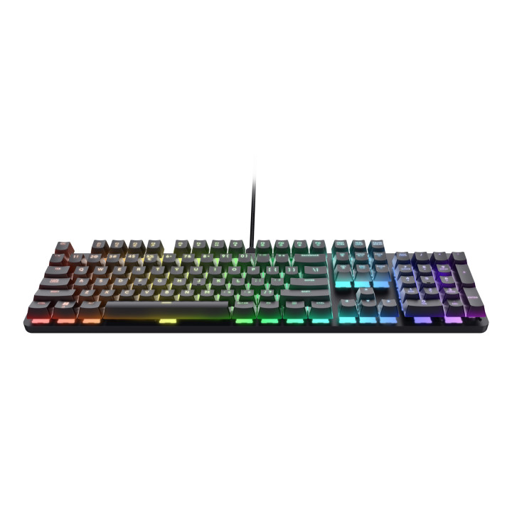 Trust GXT 871 Zora teclado Jogos USB QWERTY Português Preto