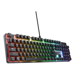 Trust GXT 871 Zora teclado Jogos USB QWERTY Português Preto