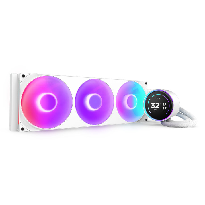 NZXT Kraken Elite 420 RGB Processador Refrigerador líquido all-in-one 14 cm Branco 1 unidade(s)