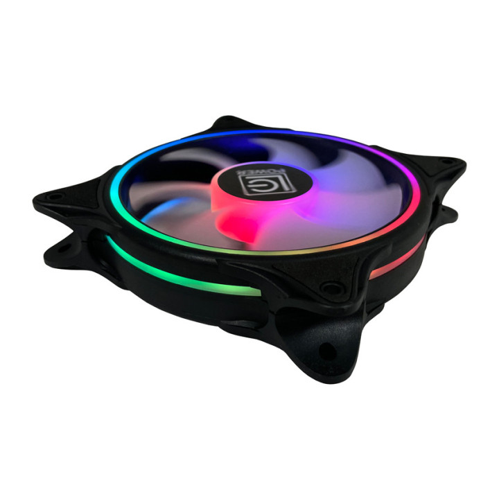 LC-Power LC-CF-120-ARGB-B Sistema de Arrefecimento de Computador Caixa de computador Ventoinha 12 cm Preto