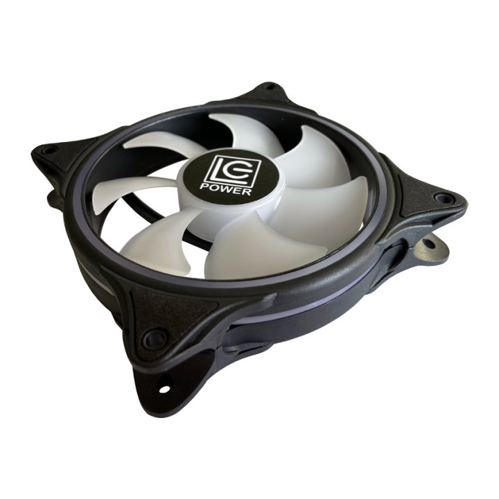 LC-Power LC-CF-120-ARGB-B Sistema de Arrefecimento de Computador Caixa de computador Ventoinha 12 cm Preto