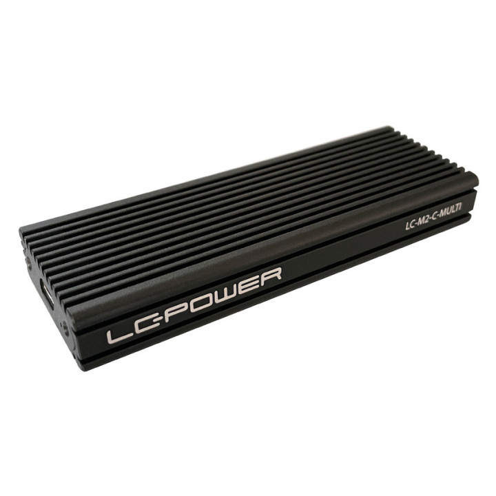 LC-Power LC-M2-C-MULTI Caixa para Discos Rígidos Compartimento SSD Preto M.2
