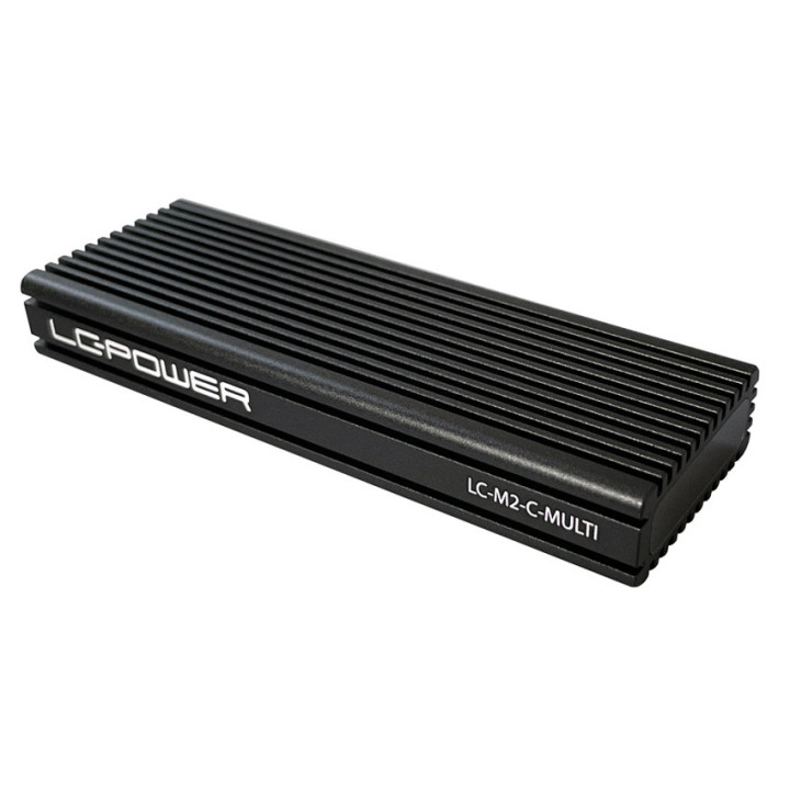 LC-Power LC-M2-C-MULTI Caixa para Discos Rígidos Compartimento SSD Preto M.2