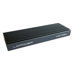 LC-Power LC-M2-C-NVME-3 Caixa para Discos Rígidos Compartimento SSD Preto M.2