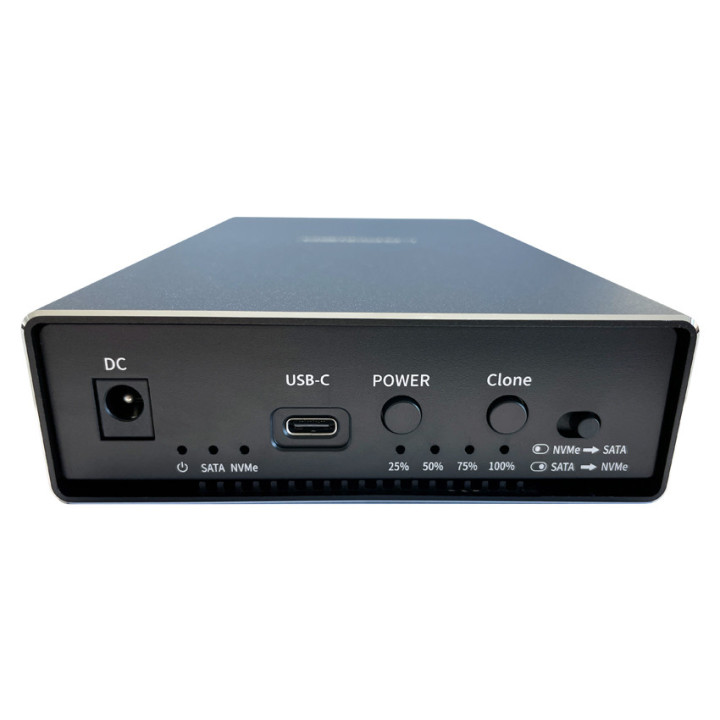 LC-Power LC-DOCK-C-35-M2 Caixa para Discos Rígidos Compartimento HDD SSD Preto 3.5"