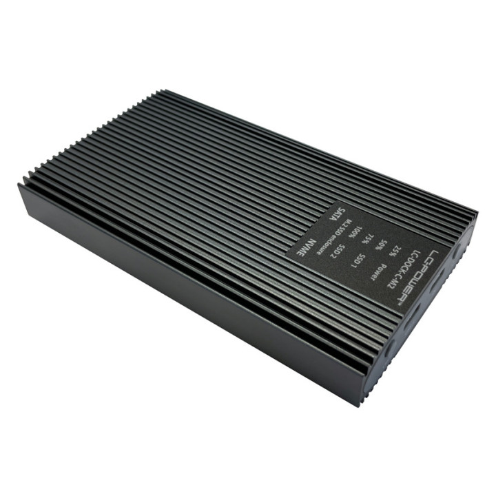 LC-Power LC-DOCK-C-M2 Caixa para Discos Rígidos Compartimento SSD Antracite M.2