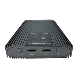 LC-Power LC-DOCK-C-M2 Caixa para Discos Rígidos Compartimento SSD Antracite M.2