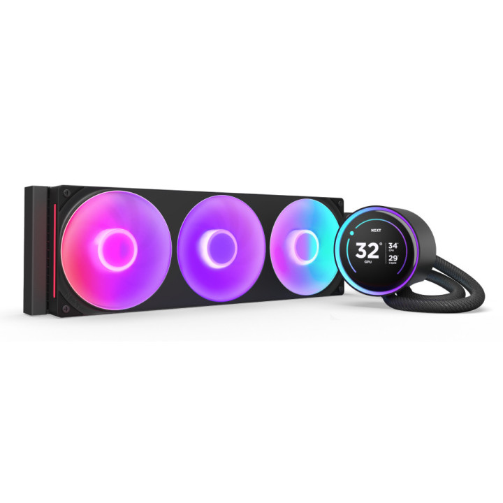 NZXT Kraken Elite 420 RGB Processador Refrigerador líquido all-in-one 14 cm Preto 1 unidade(s)