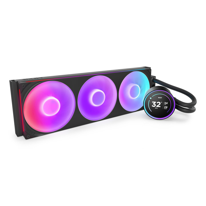 NZXT Kraken Elite 420 RGB Processador Refrigerador líquido all-in-one 14 cm Preto 1 unidade(s)