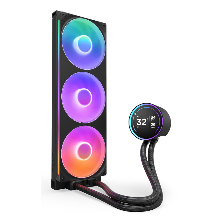 NZXT Kraken Elite 420 RGB Processador Refrigerador líquido all-in-one 14 cm Preto 1 unidade(s)