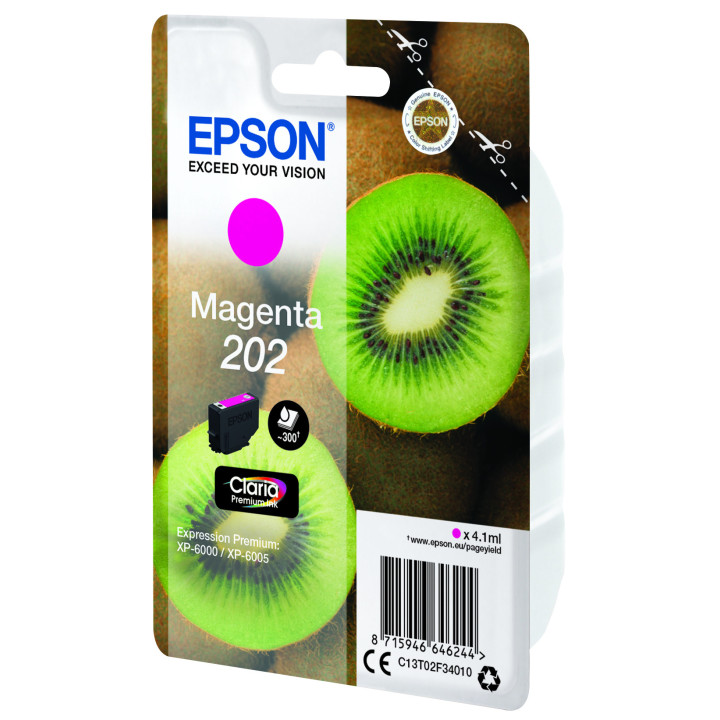 Epson Kiwi 202 tinteiro 1 unidade(s) Original Rendimento padrão Magenta