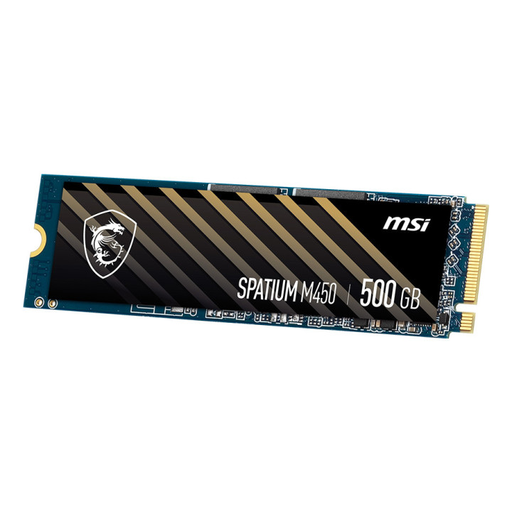 MSI Spatium M450 PCIe 4.0 NVMe M.2 500GB V1 PCI Express 4.0 3D NAND