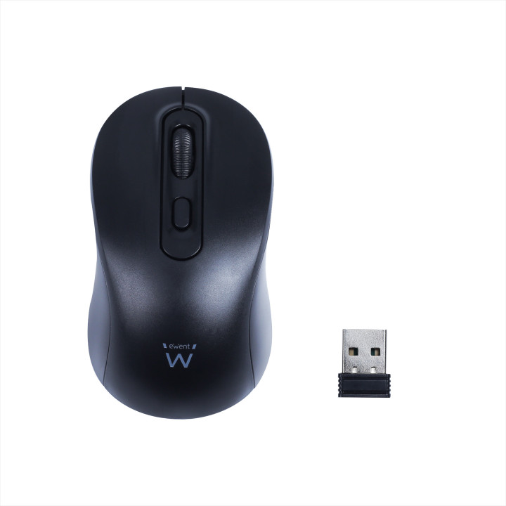 Ewent Rato sem fios 2.4GHz USB-A com botões silenciosos