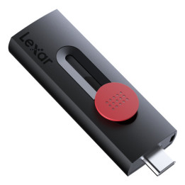 Lexar JumpDrive Dual Drive D300 unidade de memória USB 256 GB USB Type-A   USB Type-C 3.2 Gen 1 (3.1 Gen 1) Preto