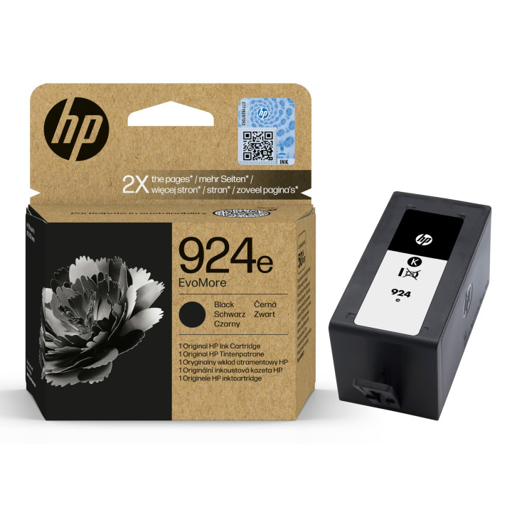 Tinteiro Original HP EvoMore 924e Preto