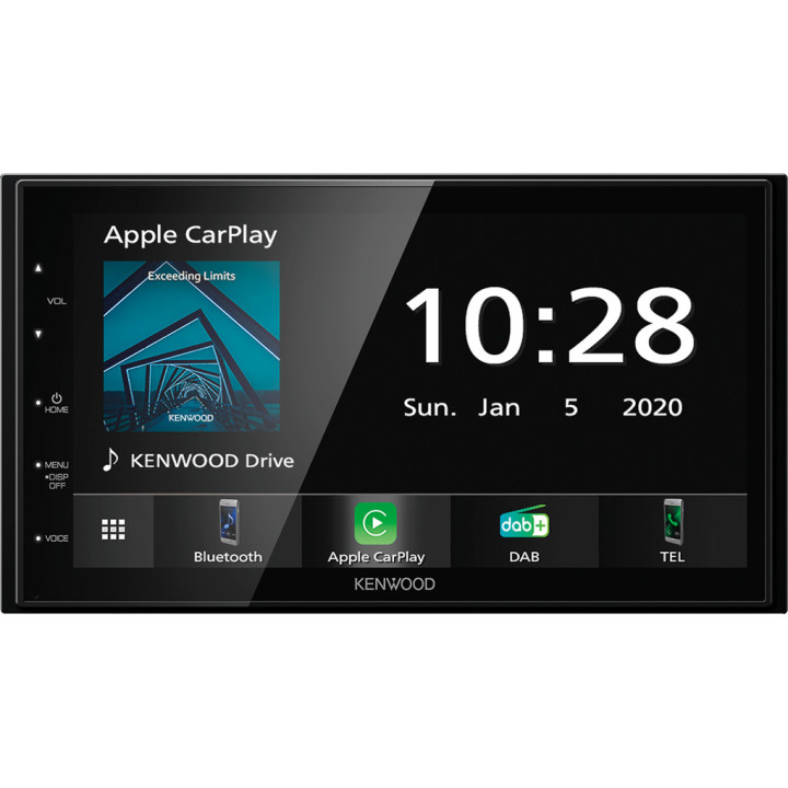 Kenwood Moniceiver DMX5020DABS Preto Bluetooth