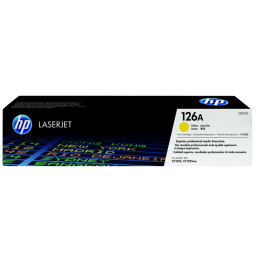 Toner Original HP LaserJet 126A Amarelo