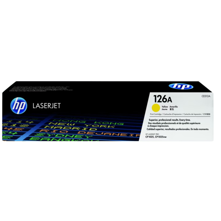 Toner Original HP LaserJet 126A Amarelo