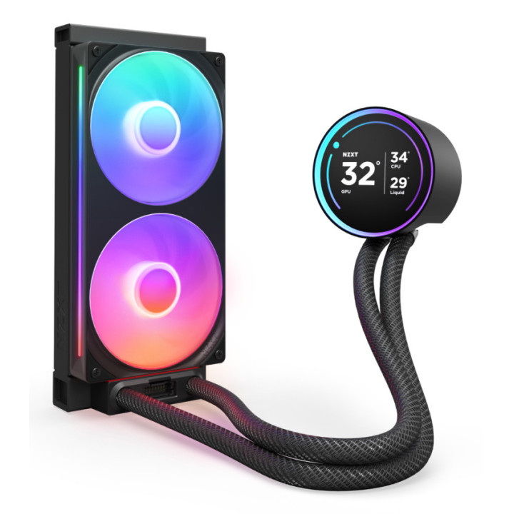 NZXT Kraken Elite 240 RGB Processador Refrigerador líquido all-in-one 12 cm Preto 1 unidade(s)