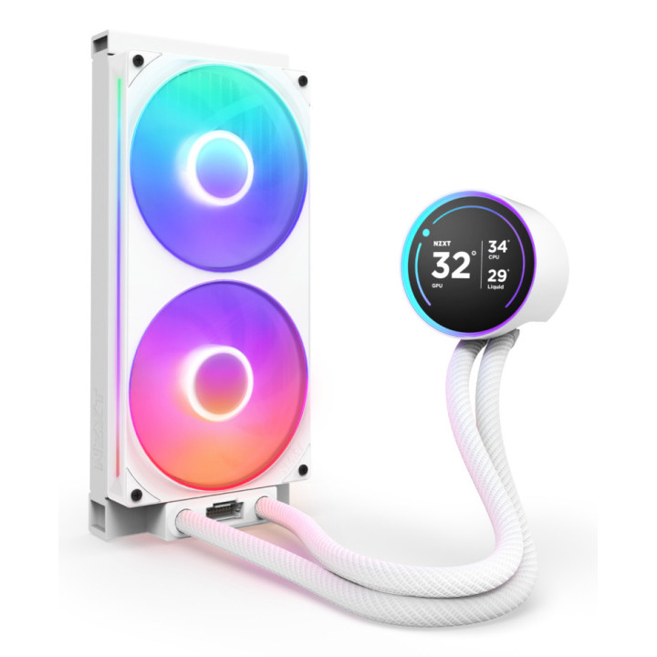 NZXT Kraken Elite 280 RGB Processador Refrigerador líquido all-in-one 14 cm Branco 1 unidade(s)