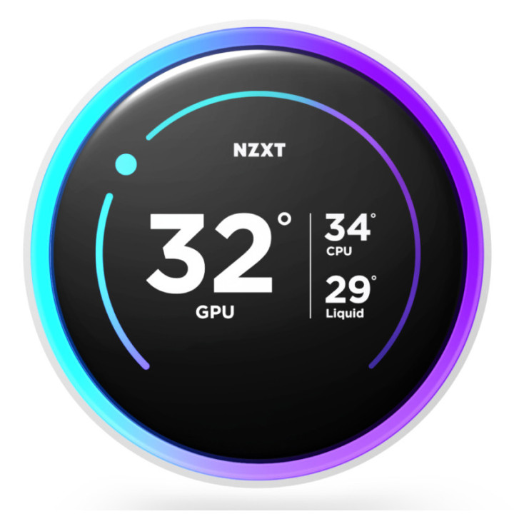 NZXT Kraken Elite 280 RGB Processador Refrigerador líquido all-in-one 14 cm Branco 1 unidade(s)