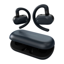 Creative Labs Outlier Go Auscultadores Sem fios Gancho de orelha Chamadas Música Desporto Dia-a-dia USB Type-C Bluetooth Azul