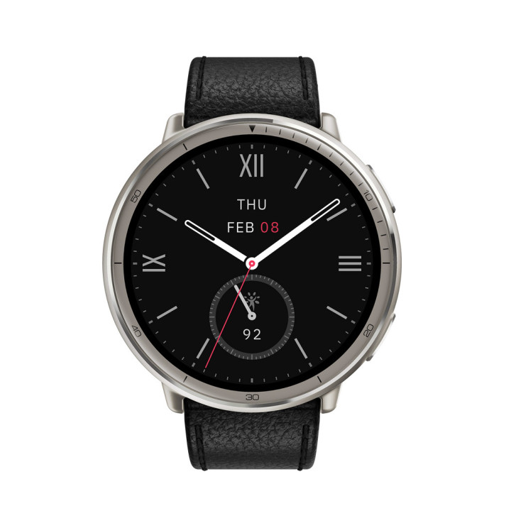 Amazfit W2433EU1N Smartwatch Relógio Desportivo 3,35 cm (1.32") AMOLED Digital 466 x 466 pixels Ecrã táctil Prateado