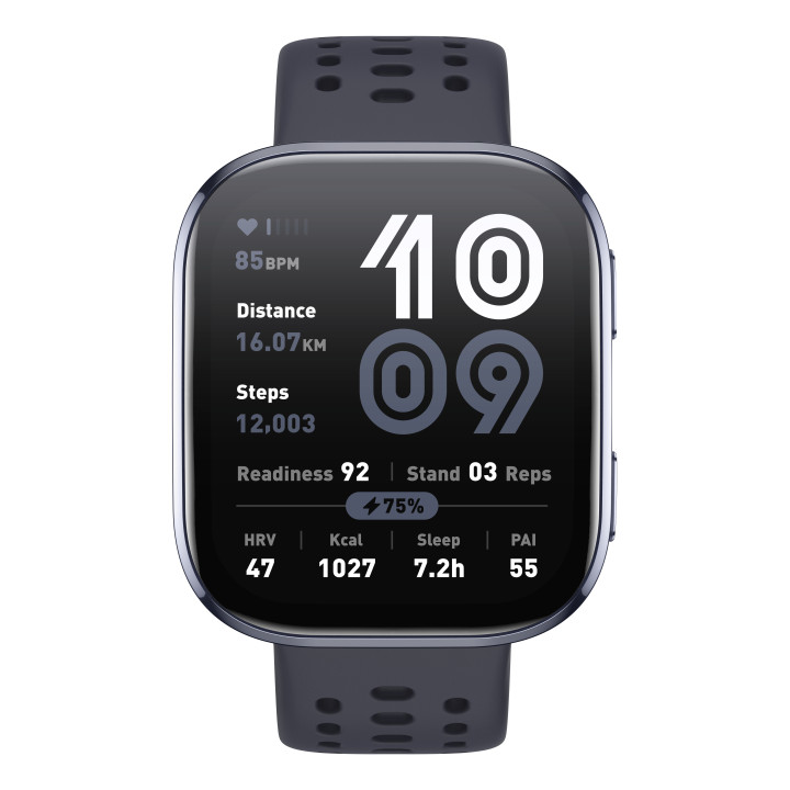 Amazfit Bip 6 Black 5 cm (1.97") AMOLED Digital 390 x 450 pixels Ecrã táctil Preto GPS