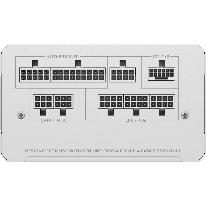 Corsair RMe Series RM1000e fonte de alimentação 1000 W 24-pin ATX ATX Branco