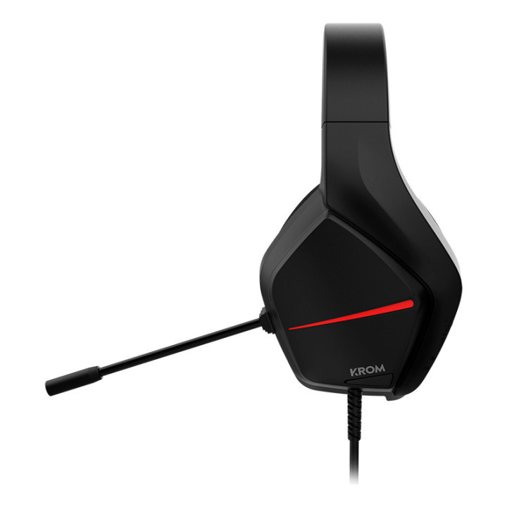 Krom Kopa Move Auscultadores Com fios Fita de cabeça Jogos Preto