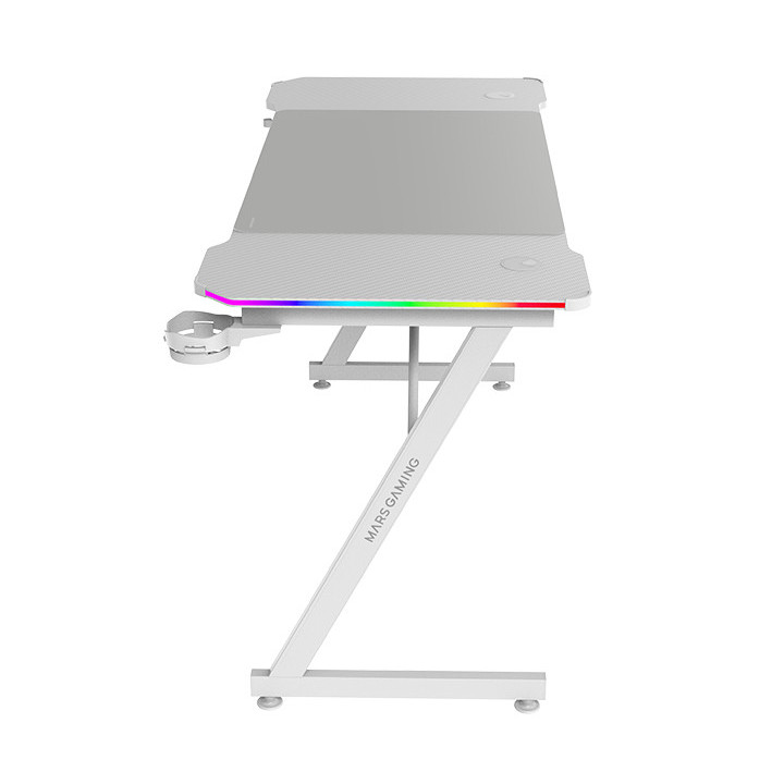 Mars Gaming MGDX140RGBW mesa de computador Branco