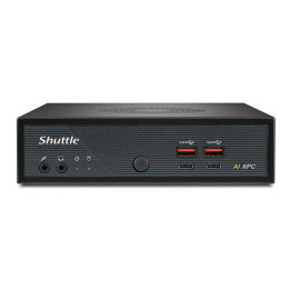 Shuttle Slim PC DN11H5 PC de 1,35L Preto 125H Intel SoC