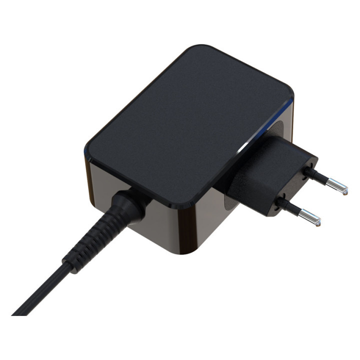 LC-Power LC-NB-GAN-65-C carregador de dispositivos móveis Computador portátil Preto AC Interior
