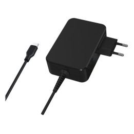 LC-Power LC-NB-GAN-90-C carregador de dispositivos móveis Computador portátil Preto AC Interior