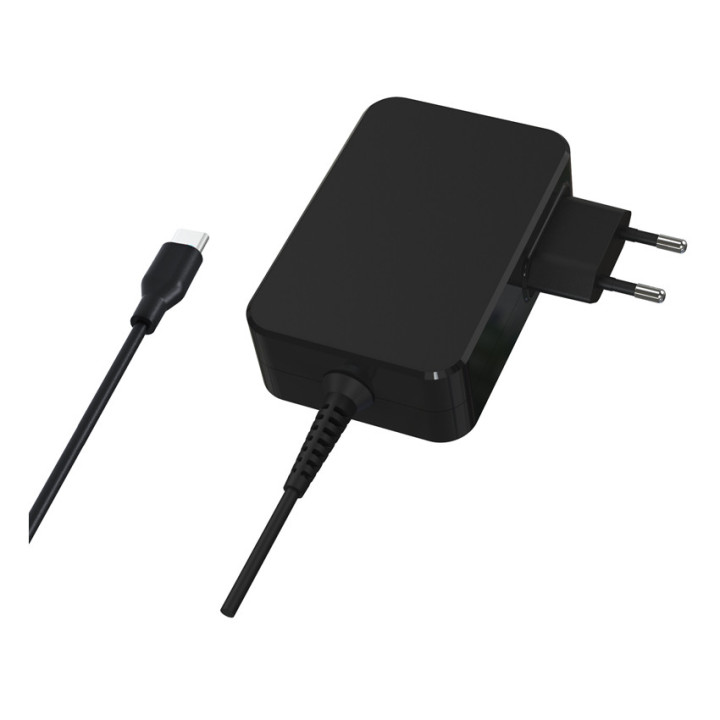 LC-Power LC-NB-GAN-90-C carregador de dispositivos móveis Computador portátil Preto AC Interior