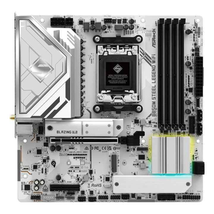 Asrock B850M Steel Legend WiFi AMD B850 Ranhura AM5 micro ATX