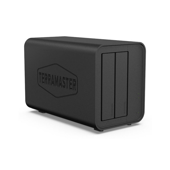 TerraMaster D5 HYBRID baía de discos PC Preto