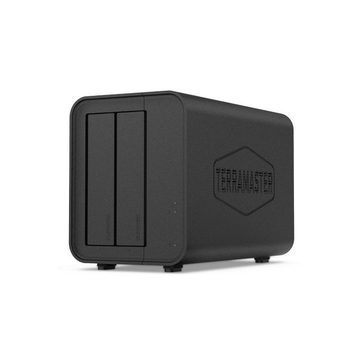 TerraMaster D5 HYBRID baía de discos PC Preto