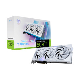 Gráfica MSI Nvidia RTX 5070Ti GAMING TRIO OC 16GB GDDR7 WHITE