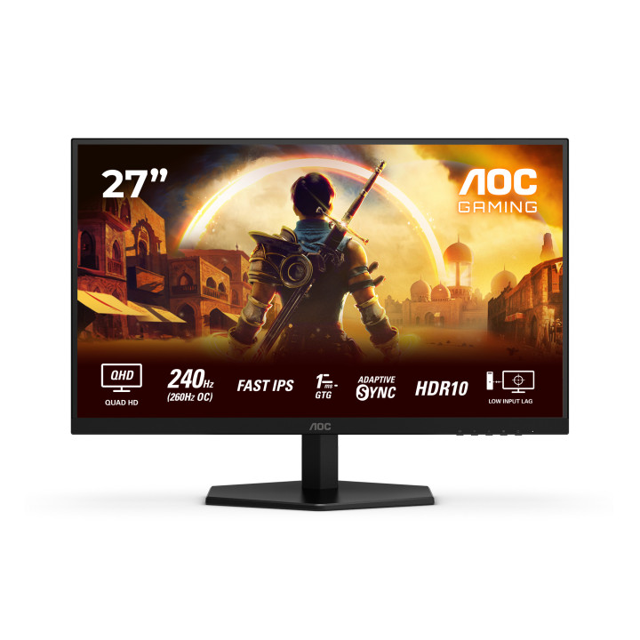 AOC Q27G42ZE monitor de ecrã 68,6 cm (27") 2560 x 1440 pixels Wide Quad HD LCD Preto