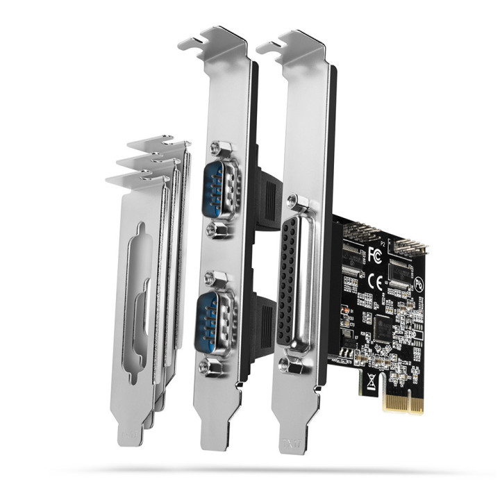 Adaptador PCIe AXAGON PCEA-PSN com 1x Porta Paralela + 2x Porta Série - ASIX AX99100