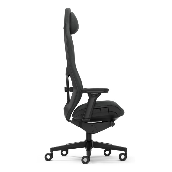 Fractal Design FD-CH-RE1F-01 cadeira gaiming Cadeira de jogos para PC Assento acolchoado Preto