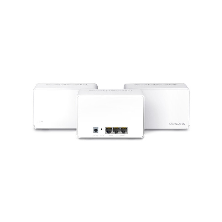Mercusys Halo H80X (3-pack) Dual-band (2,4 GHz   5 GHz) Wi-Fi 6 (802.11ax) Branco Interno