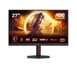 AOC G4 U27G4R monitor de ecrã 68,6 cm (27") 3840 x 2160 pixels Quad HD LED Preto, Vermelho