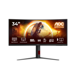 Monitor Curvo AOC Gaming 34" CU34G4 Fast VA WQHD 180Hz 0.5ms