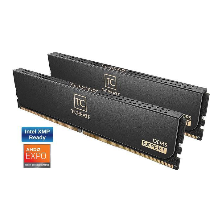 Memória Team Group T-CREATE EXPERT Black 32GB (2x16GB) DDR5 6000MHz CL38