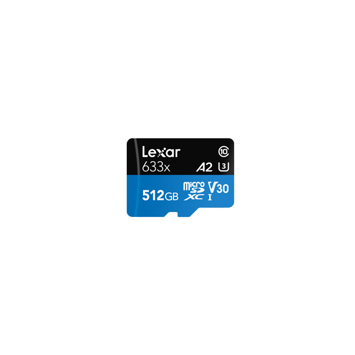 Lexar 633x 512 GB MicroSDXC UHS-I Classe 10